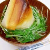 子供が喜ぶ(^^)水菜と切り餅のあったかすまし汁♪